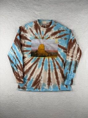 National Geographic Monument Valley Long Sleeve Graphic T-Shirt Men's Size Med